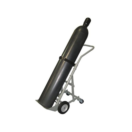 Justrite Justrite 1 Cylinder Truck G-903 - 4 Wheel - 8" Semi-pneumatic Wheels - 700 Lb. Capacity 35004